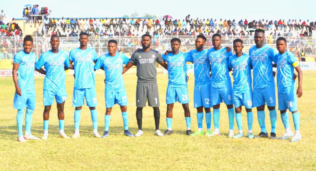 Niger Tornadoes Bounce Back To Winning Ways, Pips Remo Stars In A Pulsating Contest At The Bako Kontagora Stadium In Minna.